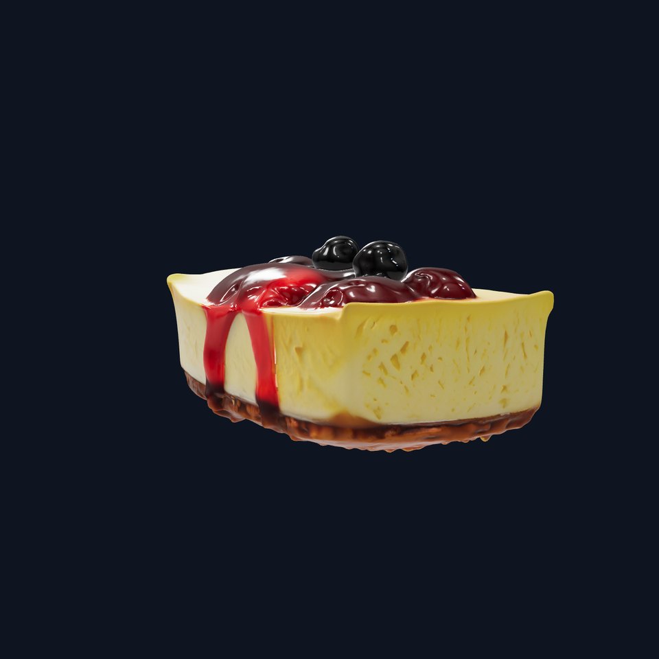 Cherry Cheesecake Dessert model pack